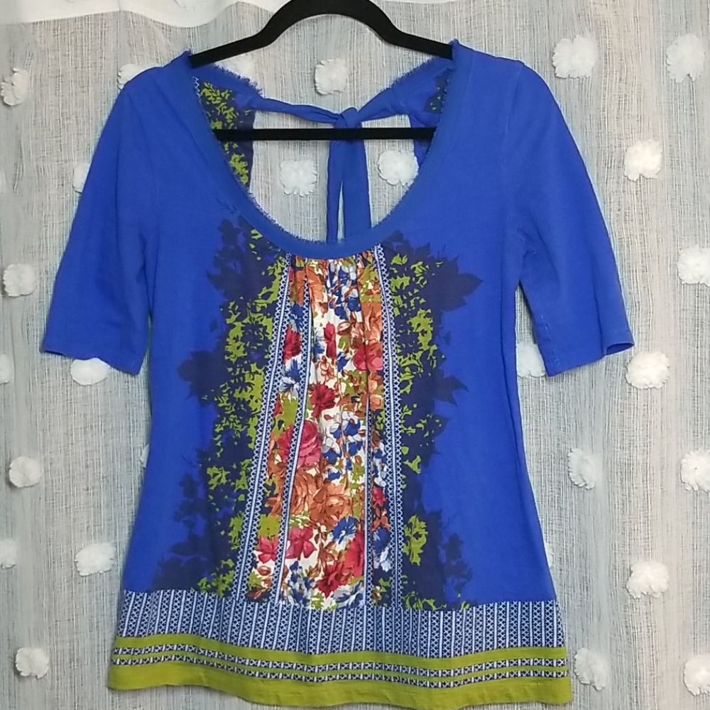 Anthropologie Akemi + Kim Tie Back Top xs